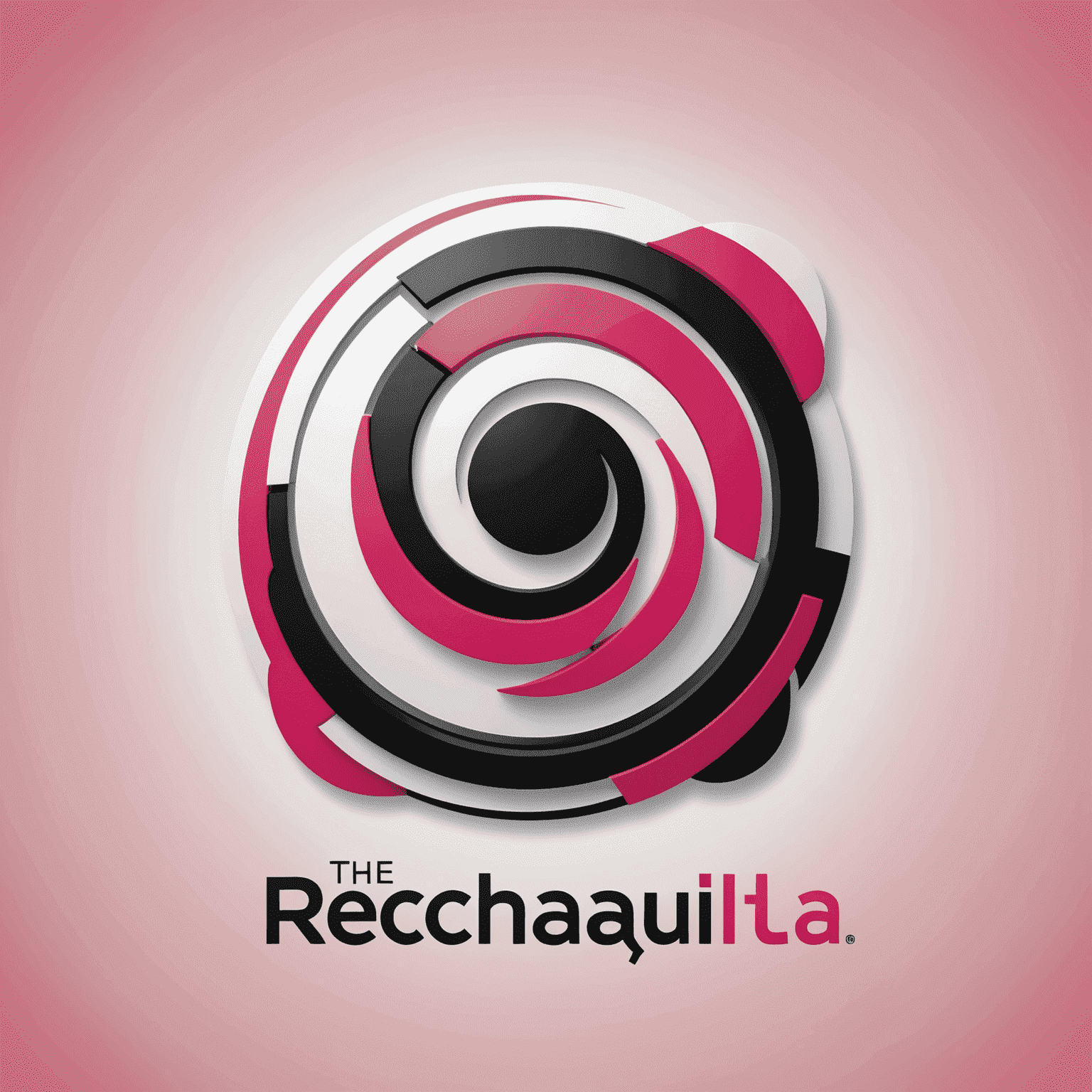 شعار rechaqula_com يظهر تصميمًا حديثًا يجمع بين الأحمر والوردي والأسود والأبيض، ويعكس مفهوم حلول الاتصالات المتنقلة في الإمارات