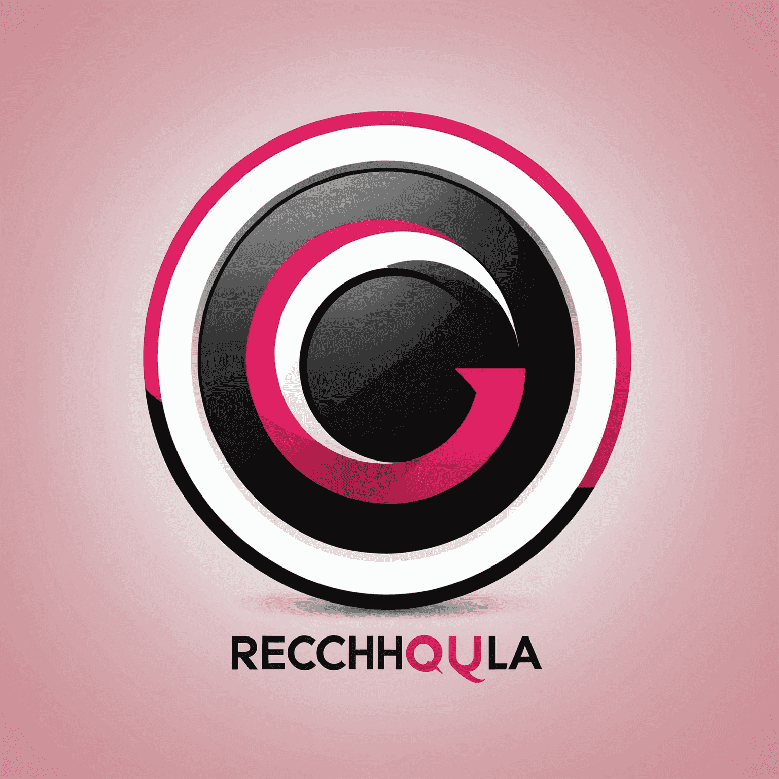 شعار rechaqula_com يظهر تصميمًا حديثًا يجمع بين الأحمر والوردي والأسود والأبيض، ويعكس مفهوم حلول الاتصالات المتنقلة في الإمارات
